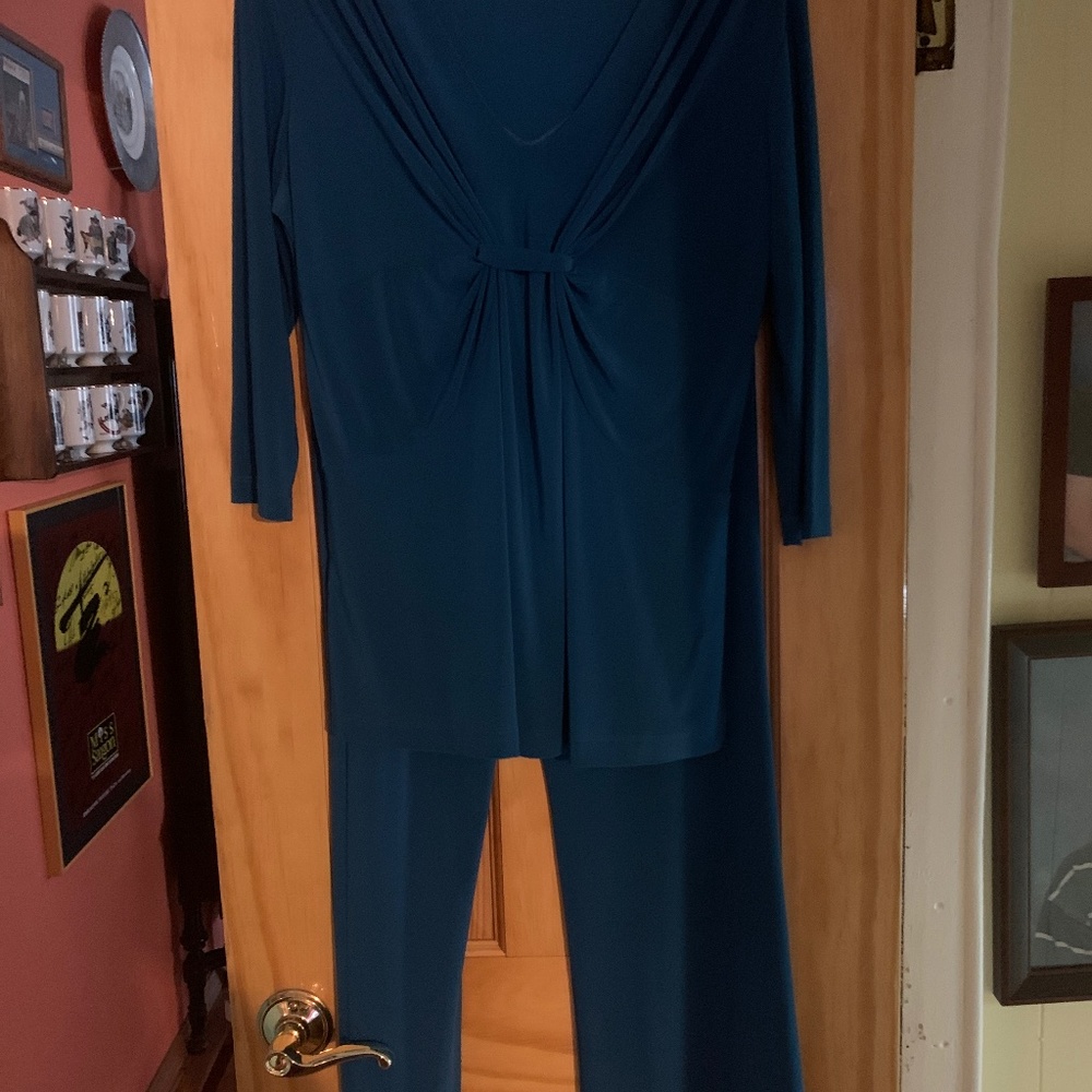 CSC Studio Blue Pantset size Medium Petite